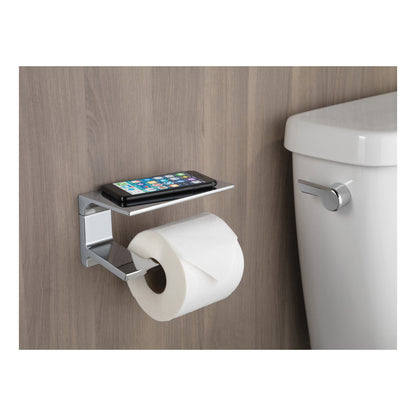 Pivotal - Tissue Holder with Shelf - 3-1/2" H - Wall Mount