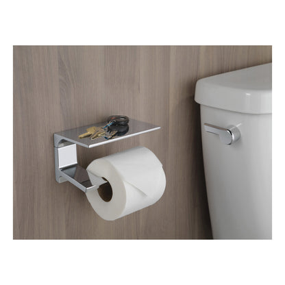Pivotal - Tissue Holder with Shelf - 3-1/2" H - Wall Mount