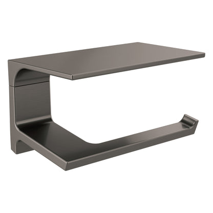 Pivotal - Tissue Holder with Shelf - 3-1/2" H - Wall Mount