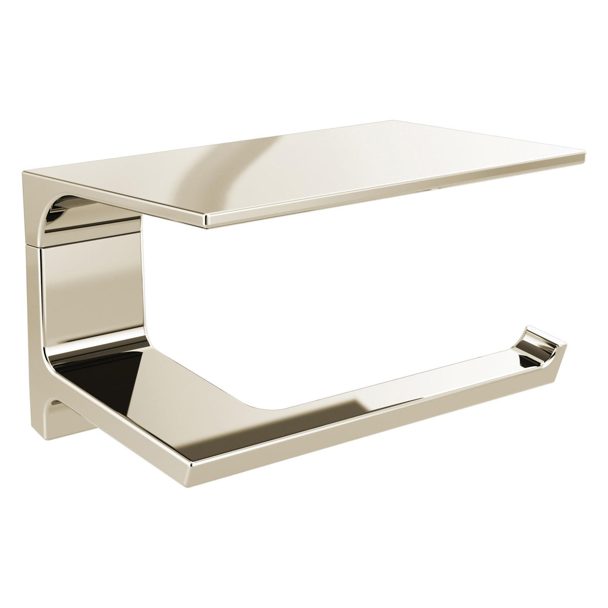 Pivotal - Tissue Holder with Shelf - 3-1/2" H - Wall Mount