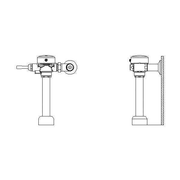81T - Exposed Manual Flush Valve - 25 GPM