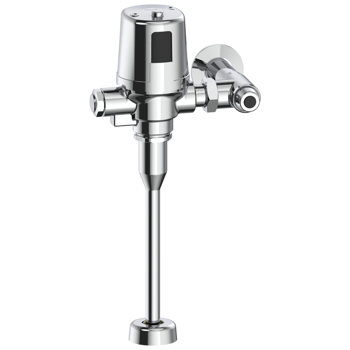 Commercial 81T231BTA Exposed Flush Valve, Battery, 8 gpm Flush Rate, 3/4 in Inlet, 25 psi Pressure, Polished Chrome, Import
