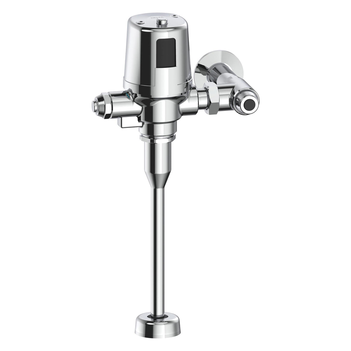 Commercial Teck® 81T231BTA-MMO Exposed Electronic Flush Valve, Battery, 8 gpm Flush Rate, 3/4 in Spud, 25 psi Pressure, Polished Chrome, Import