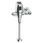Commercial 81T231SP-MMO Teck® Exposed Field Adjustable Solar Flush Valve, 1.5 V AA Alkaline Battery, 0.5 gpm Flush Rate, 3/4 in Inlet, 60 psi Pressure, Polished Chrome, Import
