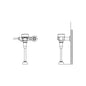 81T - Exposed Manual Flush Valve - Brass - 3/4" Spud