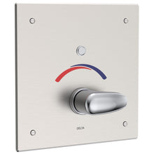 Commercial 861T107 Battery Operated Pushbutton Electronic Shower System, Polished Chrome