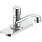 Commercial 86T0104 TECK® Metering Handwash Faucet, Polished Chrome, 1 Handle, 0.5 gpm Flow Rate