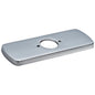Commercial 86T151 Center Hole Coverplate, For Use With Model 86T1104 Metering Handwash Faucet, Brass, Polished Chrome, Import