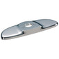 Commercial 87T151 Cover Plate, For Use With Model 87T104/87T105/87T110/87T111 4 in Centerset Lavatory Faucet, Brass, Polished Chrome, Import, Commercial