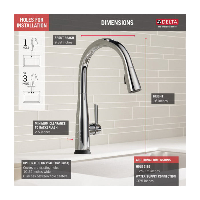 Essa - Pull-Down Kitchen Faucet - 1.8 GPM At 60 PSI