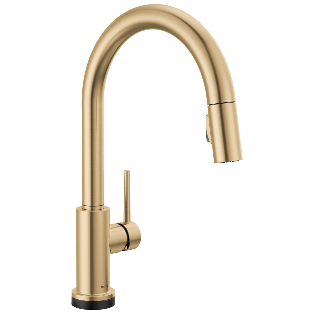 DELTA® 9159TL-CZ-DST Trinsic® Touchless Kitchen Faucet, 1.8 gpm Flow Rate, Champagne Bronze, 1 Handles, 1 Faucet Holes