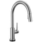 DELTA® 9159TLV-AR-DST Trinsic® Touchless Kitchen Faucet, 1.8 gpm Flow Rate, Arctic Stainless, 1 Handles, 1 Faucet Holes