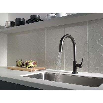 Trinsic - Pull-Down Kitchen Faucet - Matte Black - 1.8 GPM