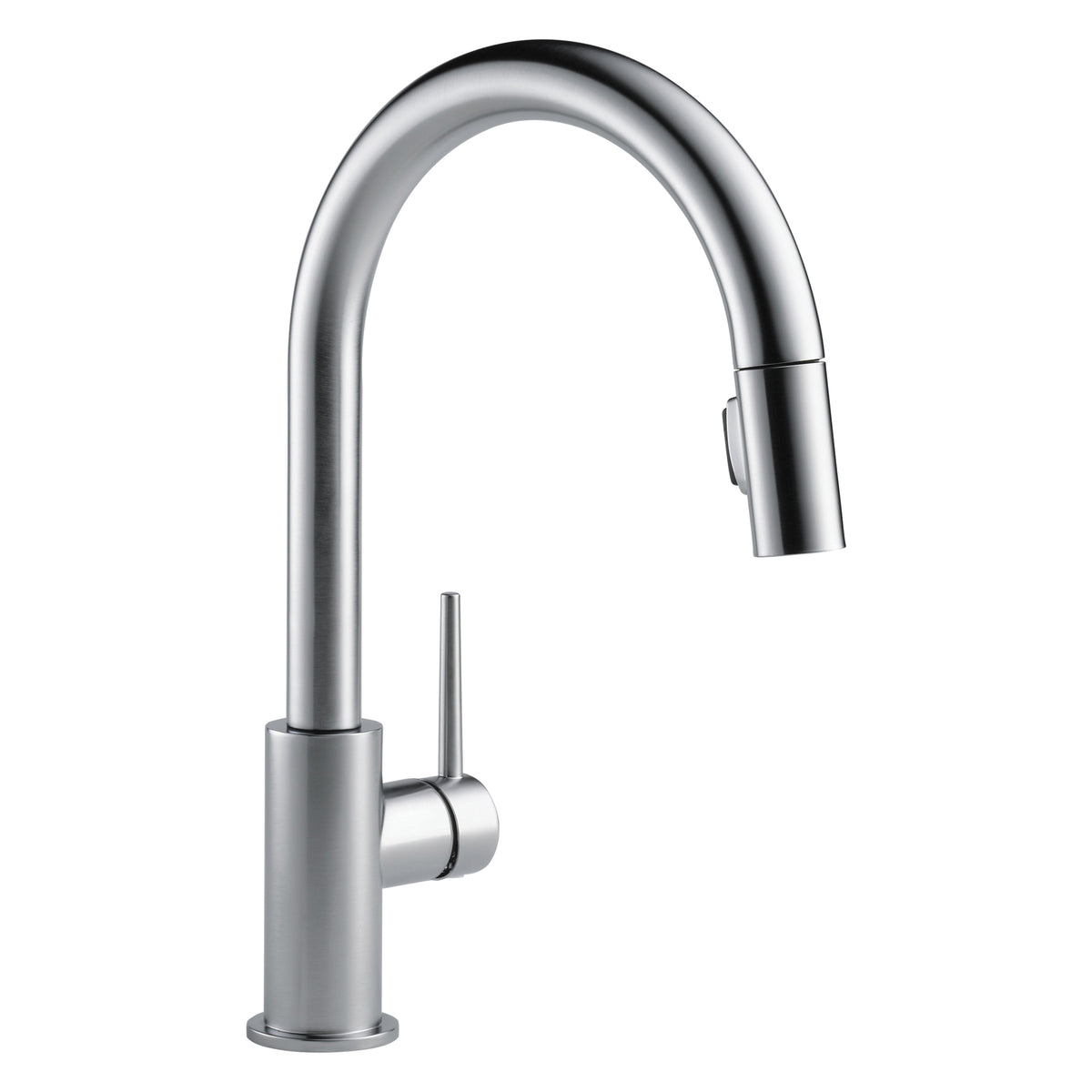 DELTA® Trinsic® Pulldown Kitchen Faucet, 1.8 gpm Flow Rate, 1 Handles, 1/2 Faucet Holes, Function: Traditional, Domestic, Commercial/Residential