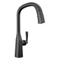 DELTA® 9176-BL-DST Stryke® Pull-Down Kitchen Faucet, 1.8 gpm Flow Rate, Matte Black, 1 Handles, 1 Faucet Holes, Commercial/Residential