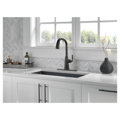 Stryke - Pull-Down Kitchen Faucet - Matte Black - 11-13/16"