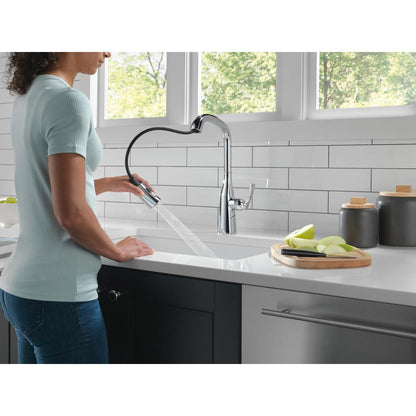 Stryke - Pull-Down Kitchen Faucet - Polished Chrome