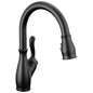 DELTA® 9178TLV-BL-DST Leland® Touchless Kitchen Faucet, 1.8 gpm Flow Rate, Matte Black, 1 Handles, 1 Faucet Holes