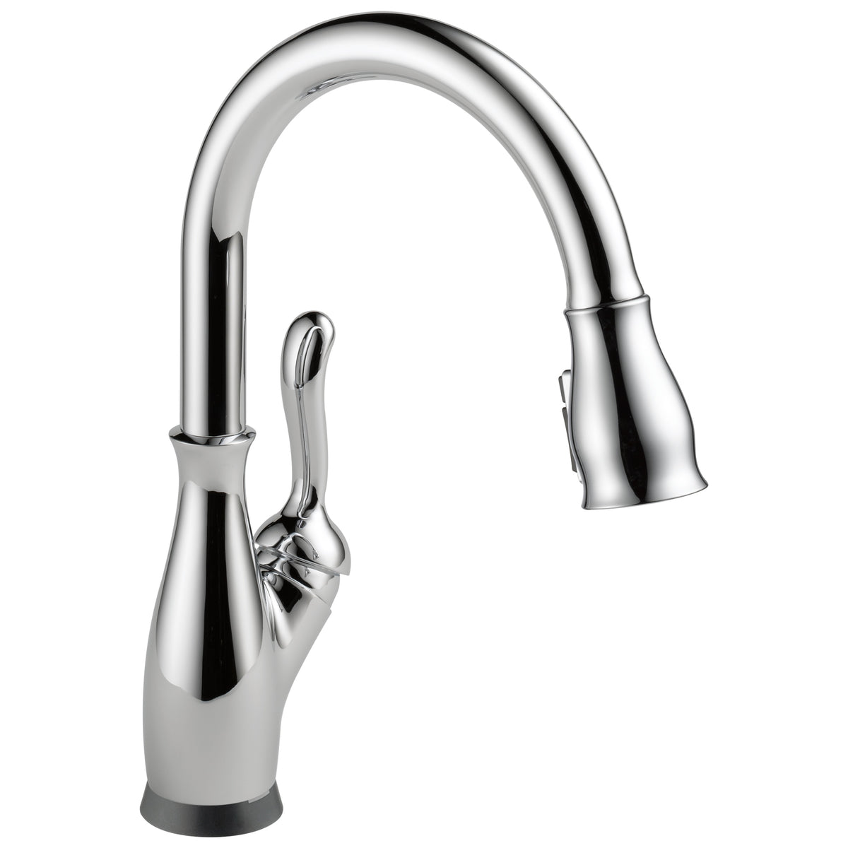 DELTA® 9178TLV-DST Leland® Touchless Kitchen Faucet, 1.8 gpm Flow Rate, Chrome, 1 Handles, 1 Faucet Holes