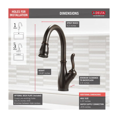 Leland - Pull-Down Kitchen Faucet - 1.8 GPM At 60 PSI