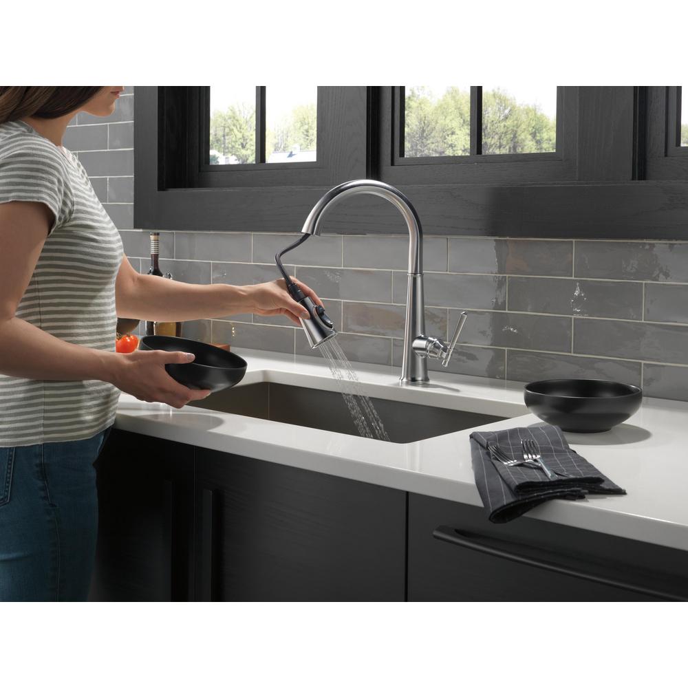Emmeline - Pull-Down Kitchen Faucet - Deck Mount - 1 Handle