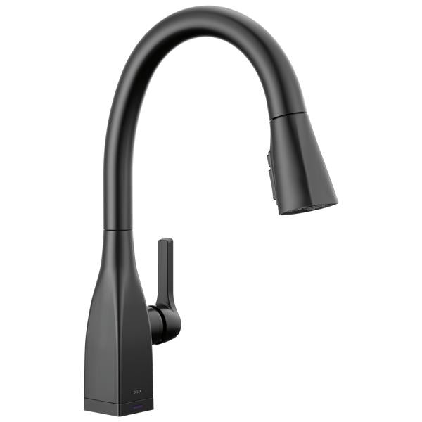 DELTA® Mateo® Kitchen Faucet, 1.8 gpm Flow Rate, 1 Handles, 1 or 3 Faucet Holes, Function: Traditional, Domestic, Commercial