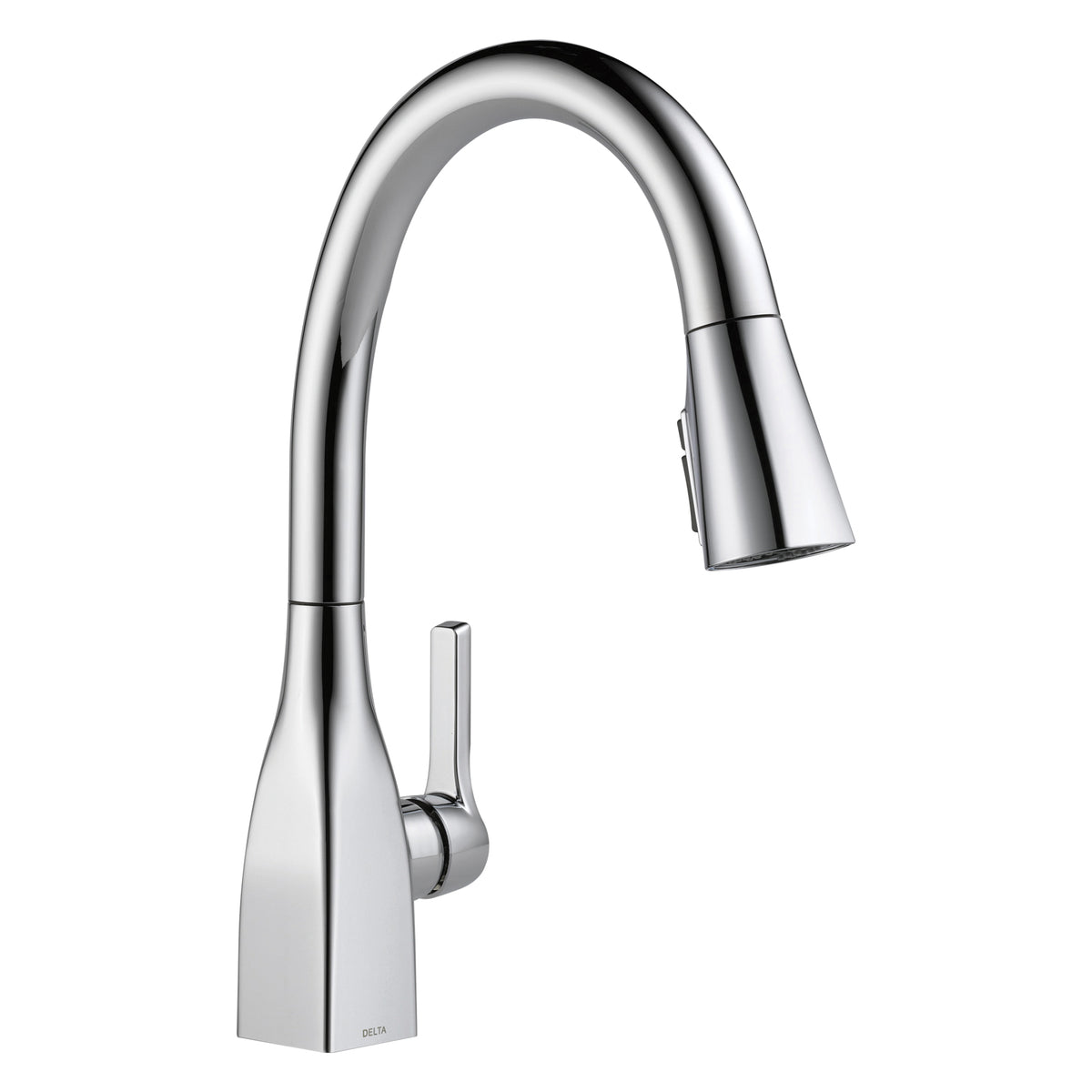 DELTA® 9183-DST Pull-Down Kitchen Faucet, Mateo®, 1.8 gpm Flow Rate, Polished Chrome, 1 Handles, 1 Faucet Holes, Function: Traditional, Commercial