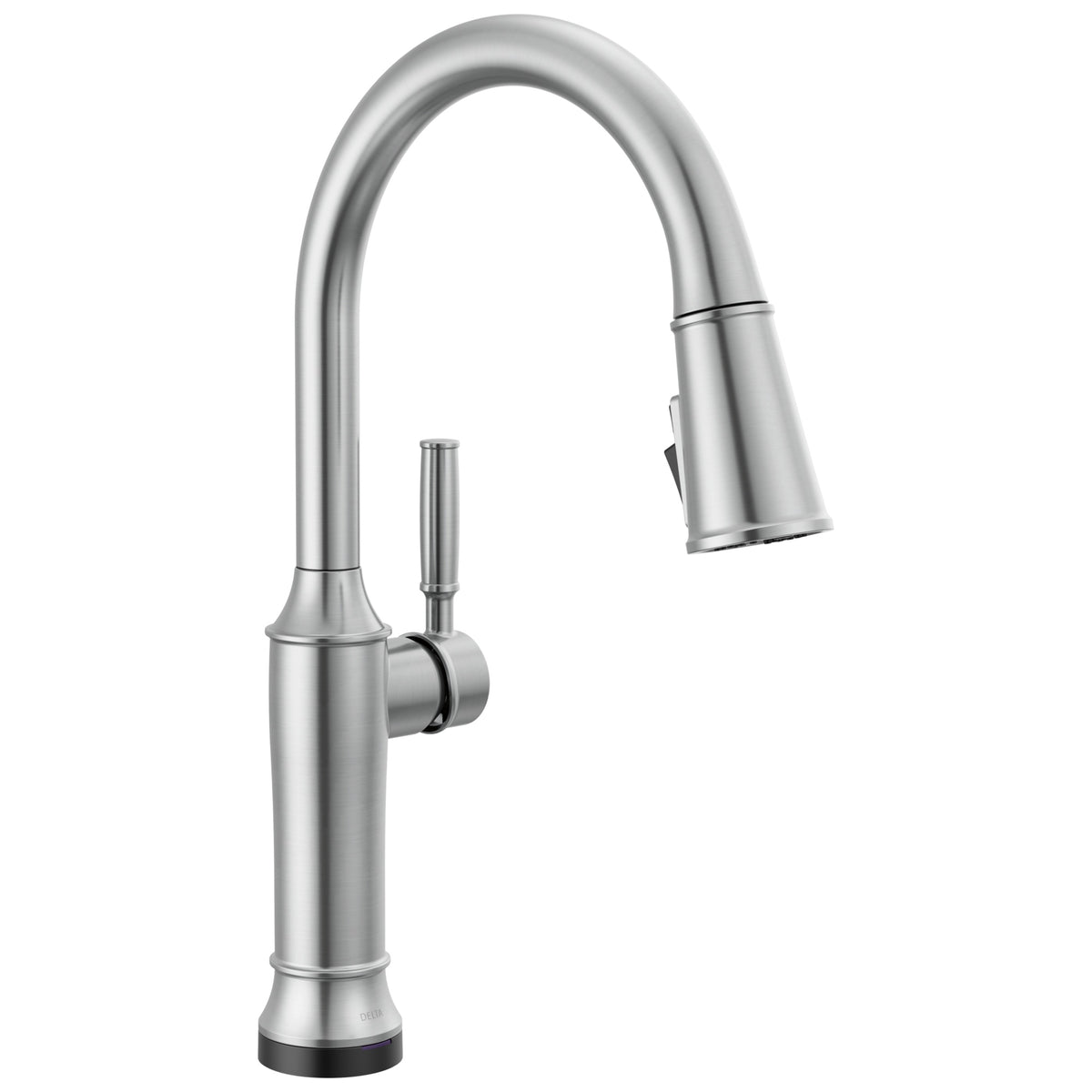 DELTA® 9184TL-AR-PR-DST Renaldi™ Touchless Kitchen Faucet, 1.8 gpm Flow Rate, Arctic Stainless, 1 Handles, 1 Faucet Holes