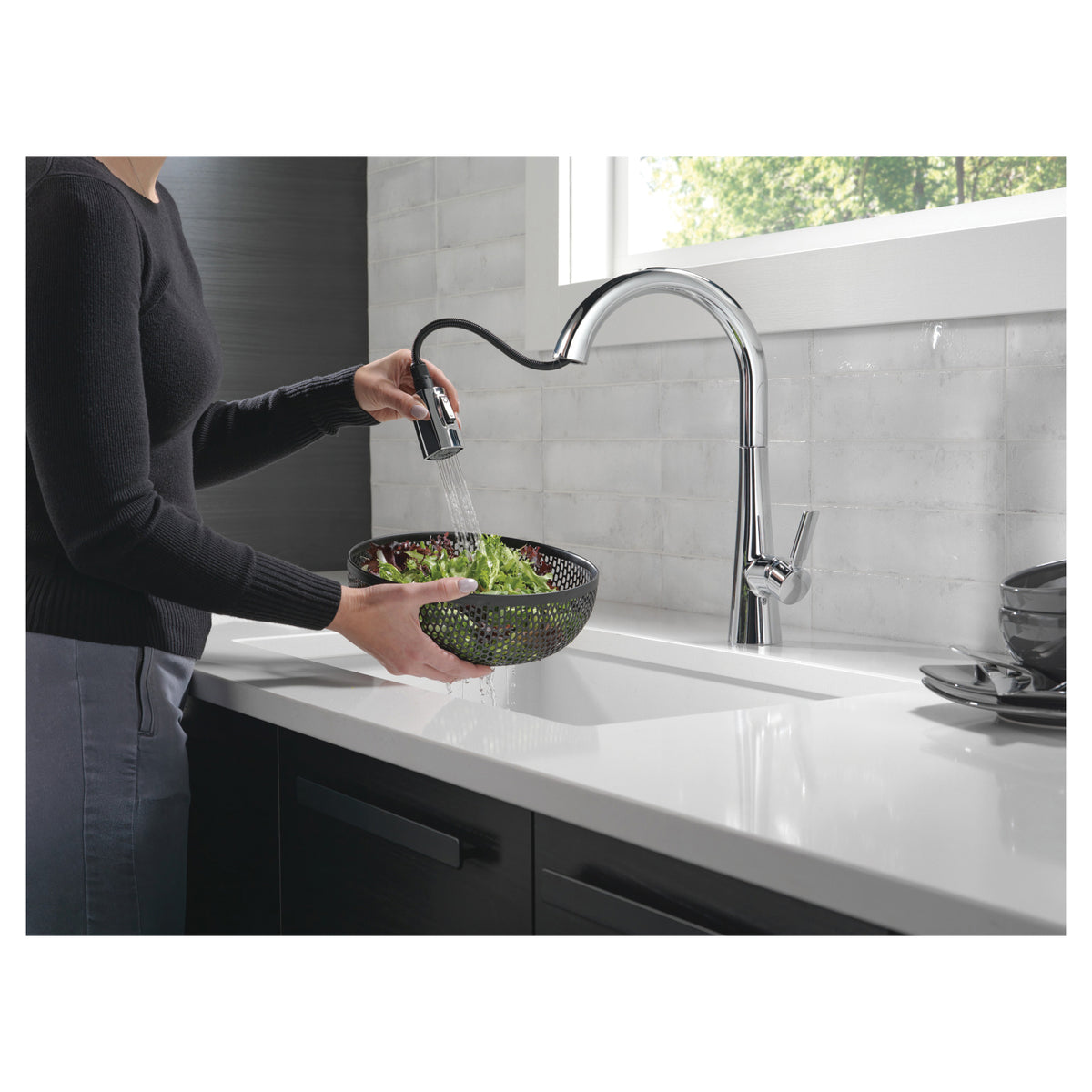 Pull-Down Kitchen Faucet with Diamond Seal - Polished Chrome