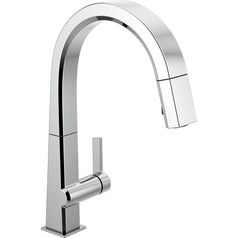DELTA® Pivotal™ Kitchen Faucet, 1.8 gpm Flow Rate, 1 Handles, 1 Faucet Holes, Function: Traditional, Domestic