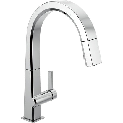 DELTA® Pivotal™ Kitchen Faucet, 1.8 gpm Flow Rate, 1 Handles, 1 Faucet Holes, Function: Traditional, Domestic