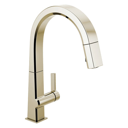 DELTA® Pivotal™ Kitchen Faucet, 1.8 gpm Flow Rate, 1 Handles, 1 Faucet Holes, Function: Traditional, Domestic