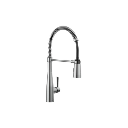 Essa - Soft Touch Spring Kitchen Faucet - Arctic Stainless
