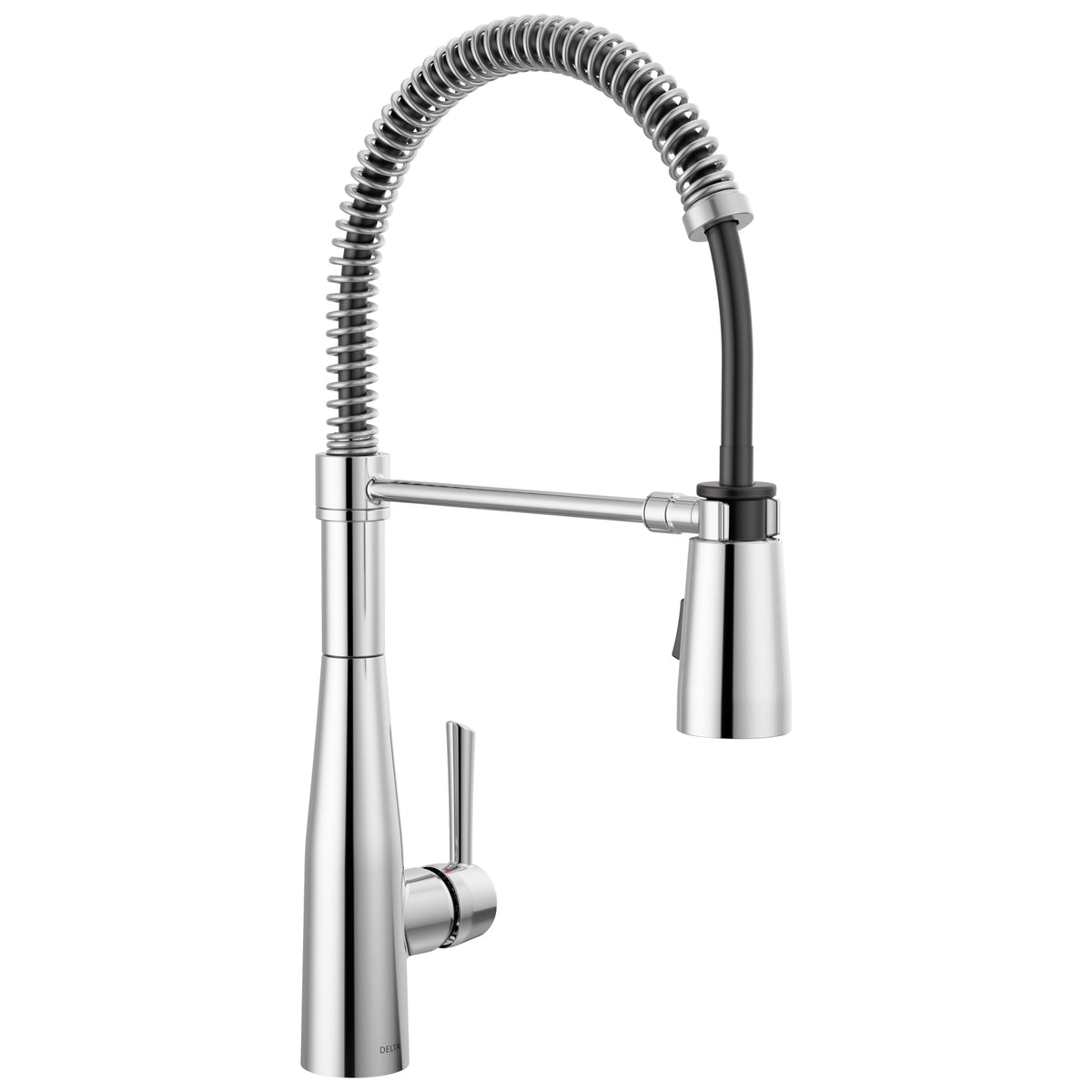 Essa - Soft Touch Spring Kitchen Faucet - Chrome