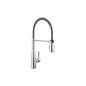Essa - Soft Touch Spring Kitchen Faucet - Chrome