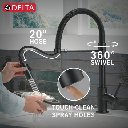 Trinsic - Pull-Down Kitchen Faucet - Matte Black