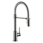 DELTA® 9659-KS-DST Trinsic® Kitchen Faucet, 1.8 gpm Flow Rate, Black Stainless, 1 Handles, 1/3 Faucet Holes, Function: Traditional