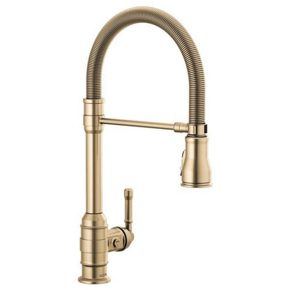 Broderick - Pull Down Kitchen Faucet - Champagne Bronze