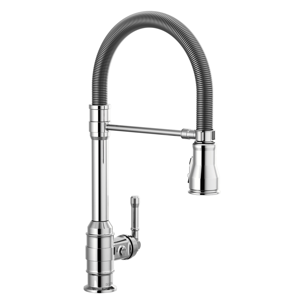 DELTA® 9690 Broderick™ Pulldown Kitchen Faucet, DELTA® Broderick™ Pulldown Kitchen Faucet, 1.8 gpm Flow Rate, 1 Handles, 1 Faucet Holes, Function: Traditional, Domestic, Commercial/Residential