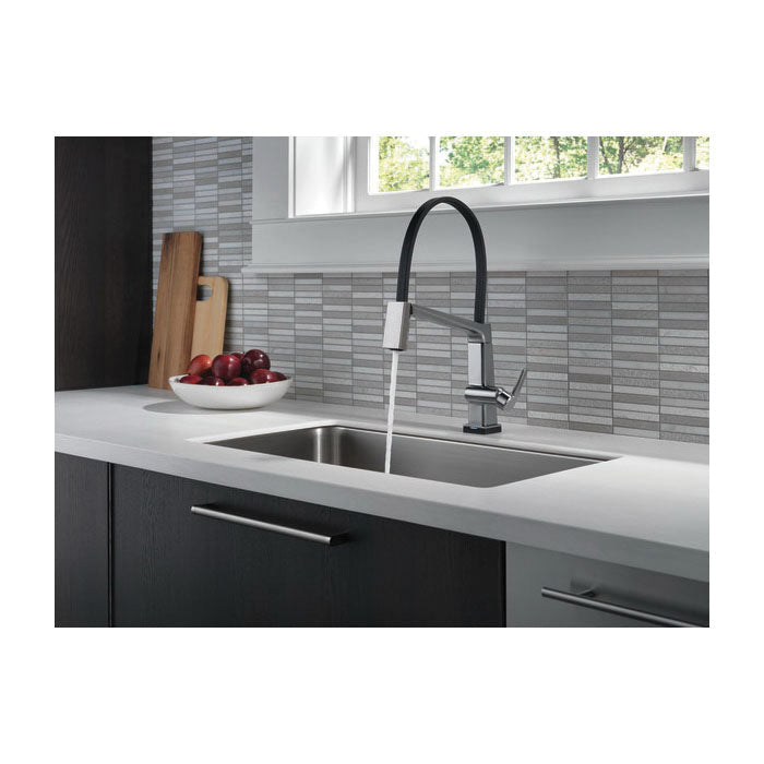 Pivotal - Exposed Hose Kitchen Faucet - Deck Mount - 1.8 GPM