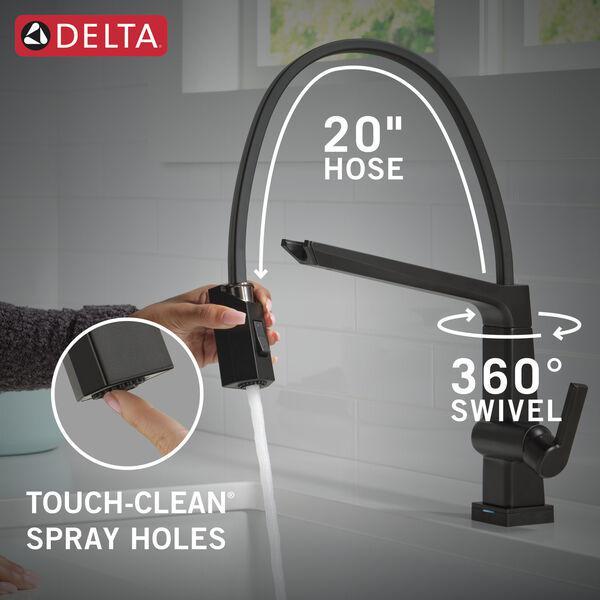 Pivotal - Exposed Hose Kitchen Faucet - Deck Mount - 1.8 GPM