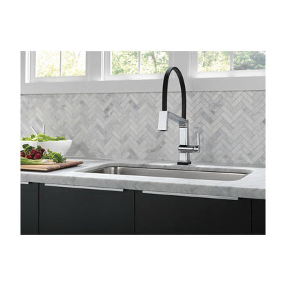 Pivotal - Exposed Hose Kitchen Faucet - Deck Mount - 1.8 GPM
