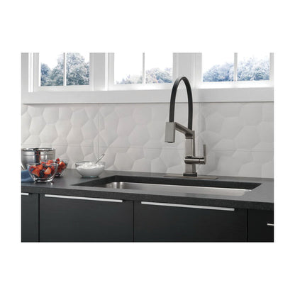 Pivotal - Exposed Hose Kitchen Faucet - Deck Mount - 1.8 GPM