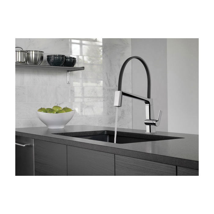 Pivotal - Exposed Hose Kitchen Faucet - 1.8 GPM - Deck Mount