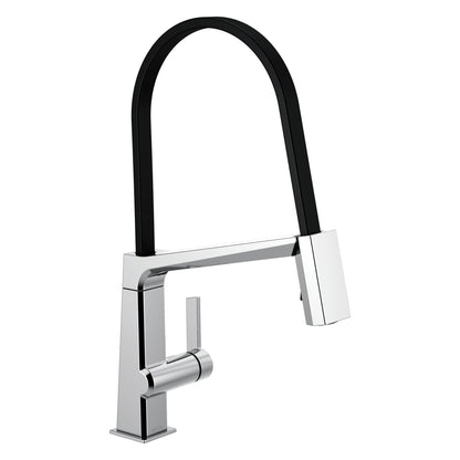 Pivotal - Exposed Hose Kitchen Faucet - 1.8 GPM - Deck Mount