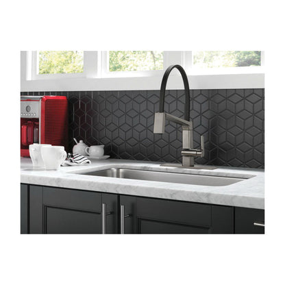 Pivotal - Exposed Hose Kitchen Faucet - 1.8 GPM - Deck Mount
