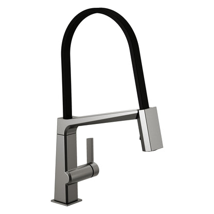 Pivotal - Exposed Hose Kitchen Faucet - 1.8 GPM - Deck Mount