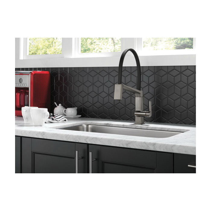 Pivotal - Exposed Hose Kitchen Faucet - 1.8 GPM - Deck Mount