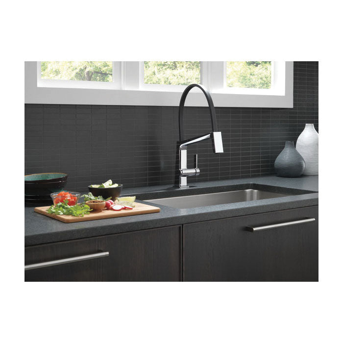 Pivotal - Exposed Hose Kitchen Faucet - 1.8 GPM - Deck Mount