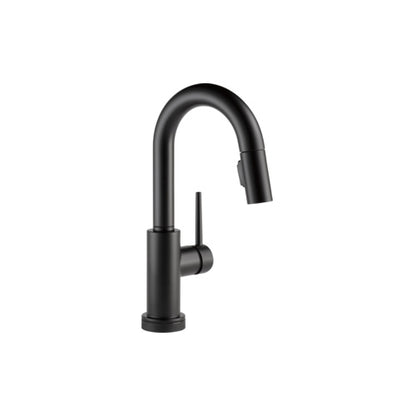 Trinsic - Pull-Down Bar/Prep Faucet - Matte Black